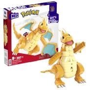 MEGA Pokémon Action Figure Building Toys for Kids, Dragonite with 387 Pieces and Wing Flapping Motion