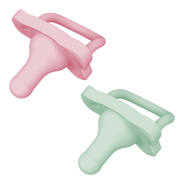 Dr Brown One Piece Pacifier Stage 1 Pink - 2 Pack - 0-6m 