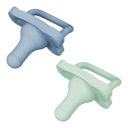 Dr Brown's One Piece Pacifier Stage 1 Blue - 2pack 0-6 months