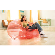 Intex Transparent Pink Beanless Bag Chair