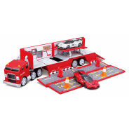 Fresh Metal Ferrari Evolution Hauler with 2 Cars