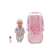 Reggies Baby Bella 40cm Soft Toddler Doll With A Car Seat Assorted