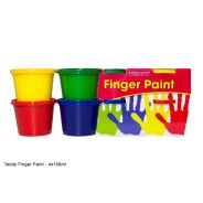 Teddy Finger Paint 4 x 100g