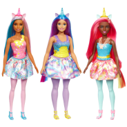​Barbie Dreamtopia Unicorn Doll Collection, With Sparkly Bodices, Skirts, Removable Unicorn Tails & Headbands, Assortment