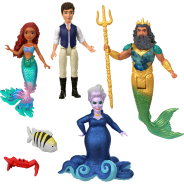 Disney The Little Mermaid Ariel's Adventures Story Set With 4 Small Dolls And Accessories