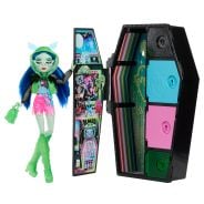Monster High Doll and Fashion Set, Ghoulia Yelps Doll, Skulltimate Secrets: Neon Frights, Dress-Up Locker with 19+ Surprises
