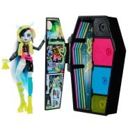 Monster High Doll and Fashion Set, Frankie Stein Doll, Skulltimate Secrets: Neon Frights, Dress-Up Locker with 19+ Surprises