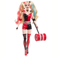 Barbie Signature Harley Quinn Collector Doll with Posable Body, Iconic Outfit, and Mallet Accessory, DC Batman 85th Anniversary Collectible
