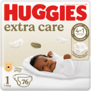 Huggies Extra Care Value Pack - Size 1 (76s)