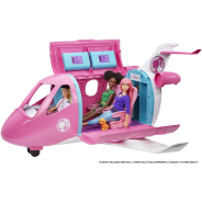 Barbie Dreamplane Airplane Toys Playset with 15+ Accessories Including Puppy, Snack Cart, Reclining Seats and More