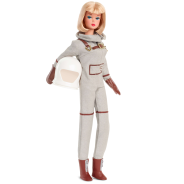 Mattel Barbie Miss Astronaut Doll Collectible with Silver Suit, Space Boots & Helmet Accessory, 1965 Vintage Repro