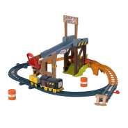 Thomas & Friends Diesel’s Lift & Load Construction with Track & Cargo Motorized Train Set 