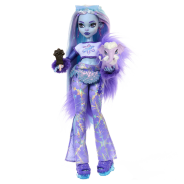 Monster High Doll, Abbey Bominable Yeti Fashion Doll with Pet Mammoth and Themed Accessories