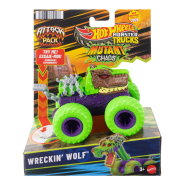 Hot Wheels Monster Trucks Attack Pack Vehicle With Special Action Feature Assorted 