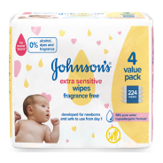 Extra Senstive Wipes 224's