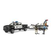 Bruder RAM 2500 Police Pickup With Trailer