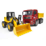 Bruder MAN TGA Construction Truck with FR130 Road Loader