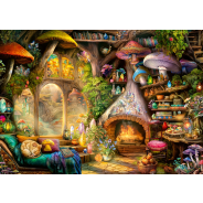 Ravensburger 1000Pc Puzzle Mushroom Cottage