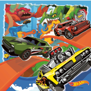 Ravensburger 3x49 Piece Hot Wheels Puzzle
