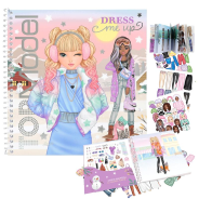 Top Model Dress Me Up Stickerbook Assorted