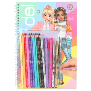 Top Model Colouring Book & Pen Set