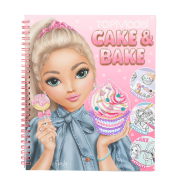 TopModel Cake And Bake Colouring Book With Sequins 