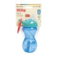 Nuby Clik-it Cup with Carabiner 300ml - Boy