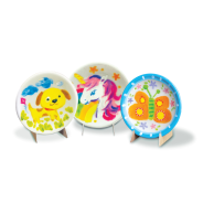 Little Craft Mini Plates Painting Kit