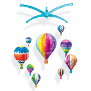 4M Kidzmaker Paint Your Own Hot Air Balloons Mobile