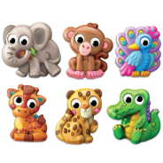 4M Mould & Paint Googly Eyes Animals Craft Kit