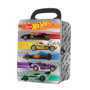Hot Wheels Metal Car Case Silver