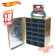 Hot Wheels Metallic Collector Car Case Gold