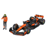 Bburago 1/24 McLaren F1 MCL38 '24 with Driver figurine #4 L. Norris