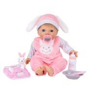 Tiny Treasures Bunny Feeding Doll Set