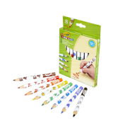 Crayola Mini Kids Jumbo Decorated Pencils 8Ct