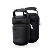 Tommee Tippee Insulated Bottle Bags, Pack of 2 Portable and Lightweight Bottle Bags for Baby Bottle Storage, Travel Friendly Adjustable Strap