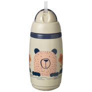 Tommee Tippee Superstar Insulated Straw Cup - Grey (266ml)