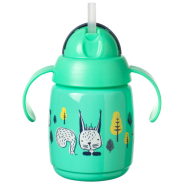 Tommee Tippee Superstar Training Straw Cup - Green (300ml)