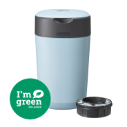 Tommee Tippee Sangenic Twist & Click Nappy Bin - Cloud Blue 