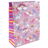 Medium Gift Bag - Unicorn & Rainbows