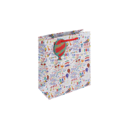 Medium Happy Birthday Doodles & Text Gift Bag