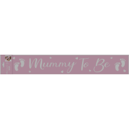 MUMMY TO BE SASH PINK