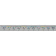TRIANGLE BABY SHOWER BUNTING