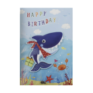 Sharky Birthday Card