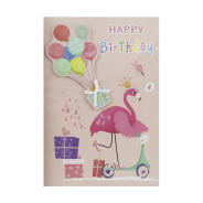 Flamingo Party Birthday Card