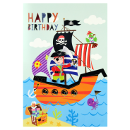 Happy Birthday Pirate Card