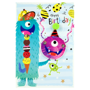 Happy Birthday Monster Card