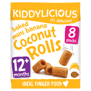 Mini Coconut Rolls Banana 6x6.8g 