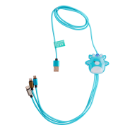 Squishmallow 3 in 1 Cables Leonard