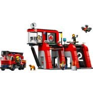 LEGO City Fire Station with Fire Engine Playset (60414)